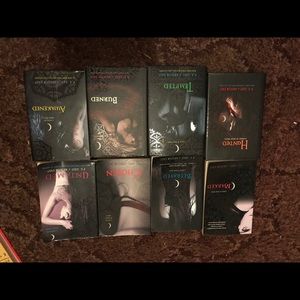 Marked book series.